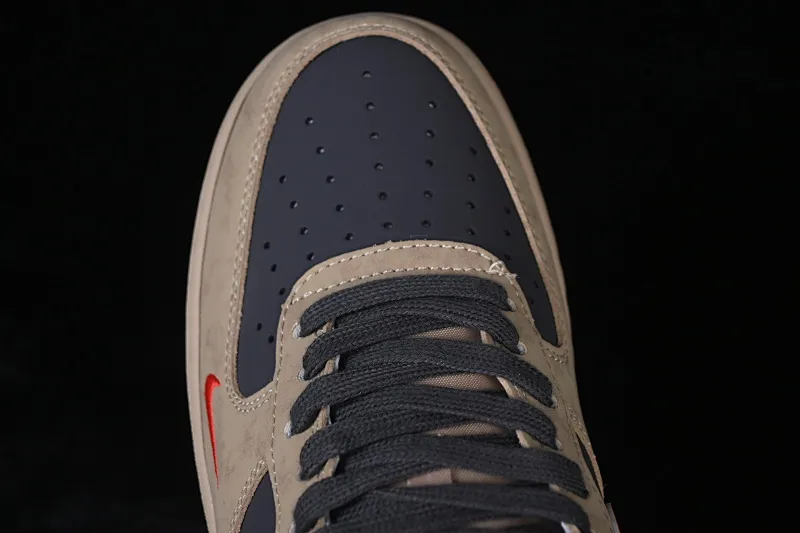 All categories Nk Air Force 1 Air Force series Nk Air Force 1 Low Air Force low-top Nike Air Force 1'07 Low Year of the Horse limited edition Mocha brown red Air Force 1 low-top casual sneakers KD1688-002
